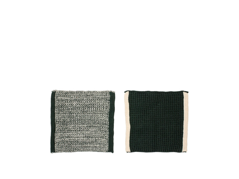 FOREST GREEN DISH CLOTHS