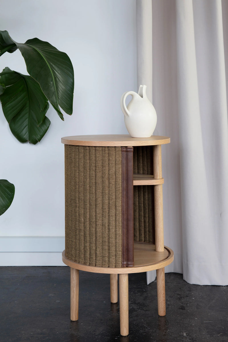 AUDACIOUS SIDE TABLE - WHITE SANDS