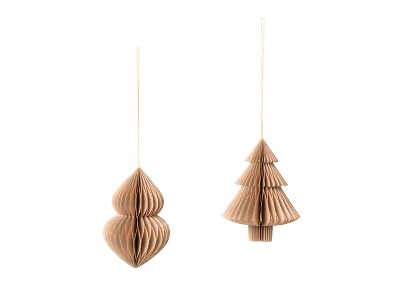 PAPER BAUBLES: SET/2 - NATURAL