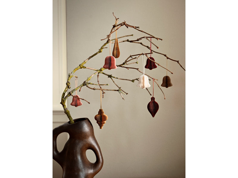 NATURAL PAPER CHIME BELLS - PACK OF 6