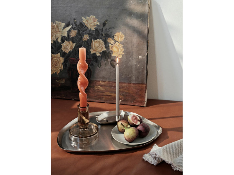 MIE CANDLE HOLDER - SILVER