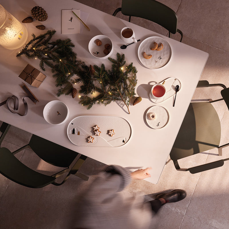 SNOWY DAY SERVING PLATE