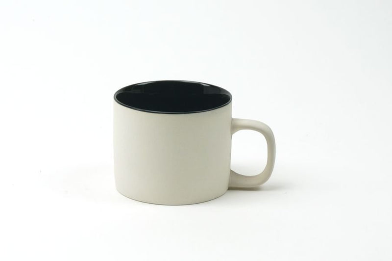 STONEWARE CUP CHARCOAL