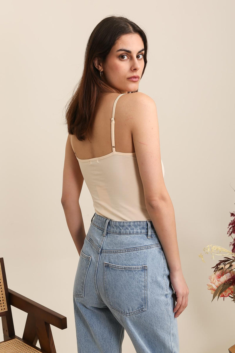 NUDE VEST TOP