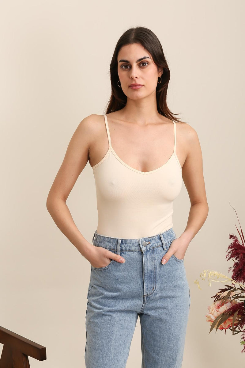 NUDE VEST TOP