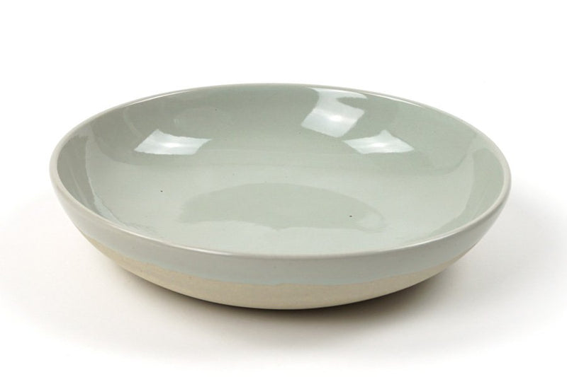 MINT STONEWARE RUTUNDA BOWL