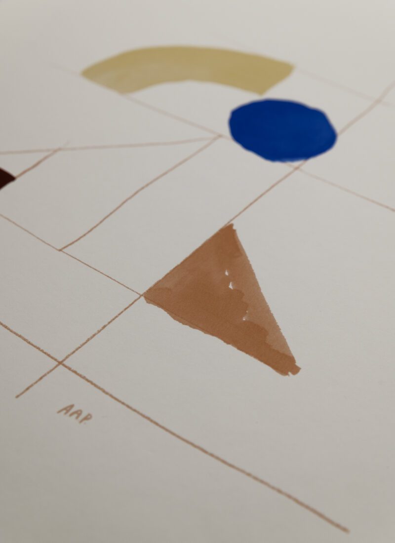 THE BLUE DOT PRINT 70 x 100cm
