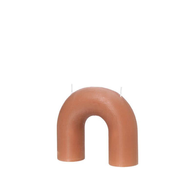 BEND SCULPTURAL CANDLE - TAN