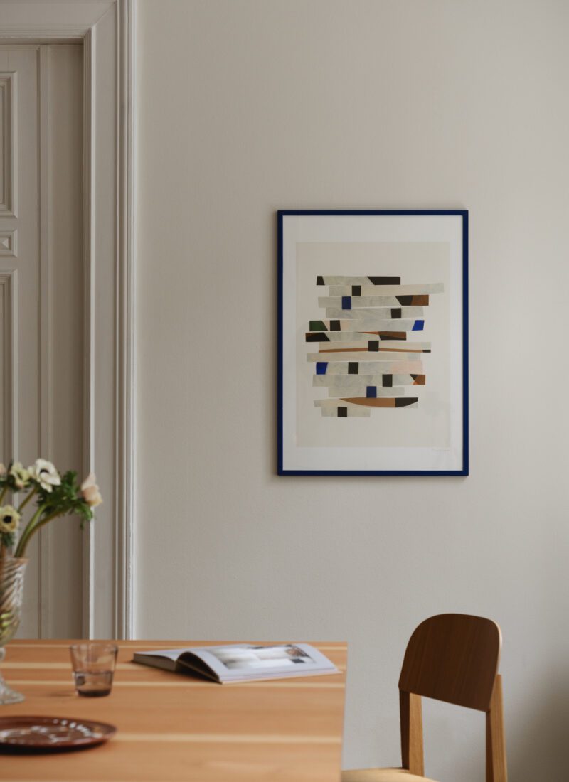 CUT UP STRIPES PRINT 70 x 100cm