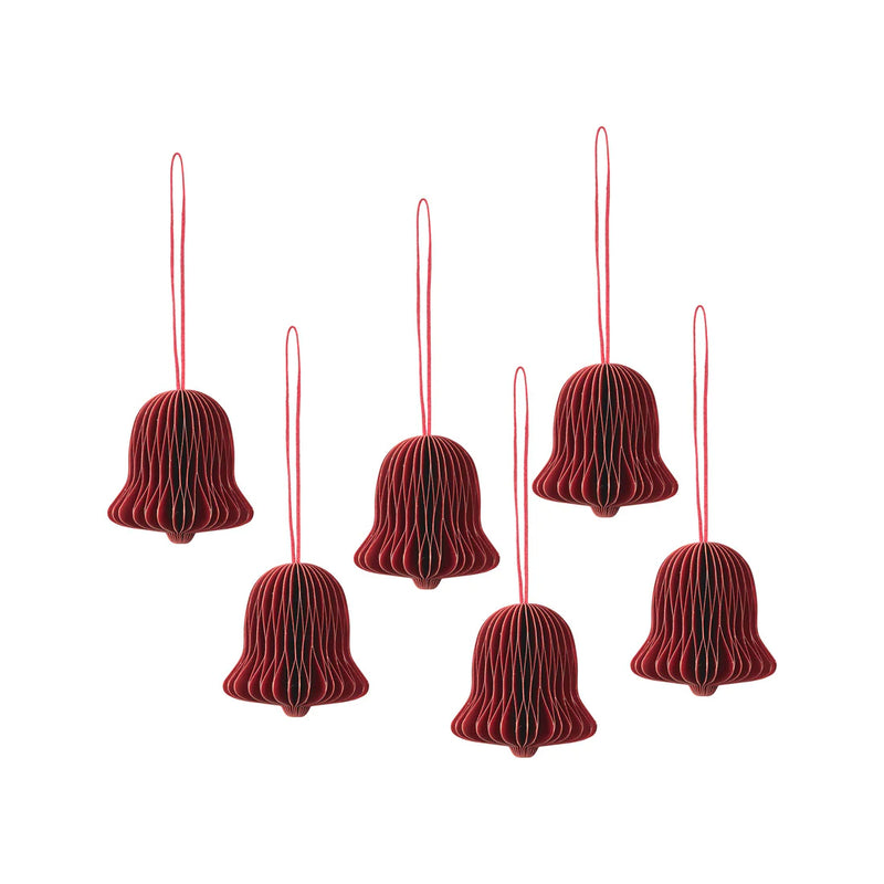 CHIME BELL ORNAMENTS- RED