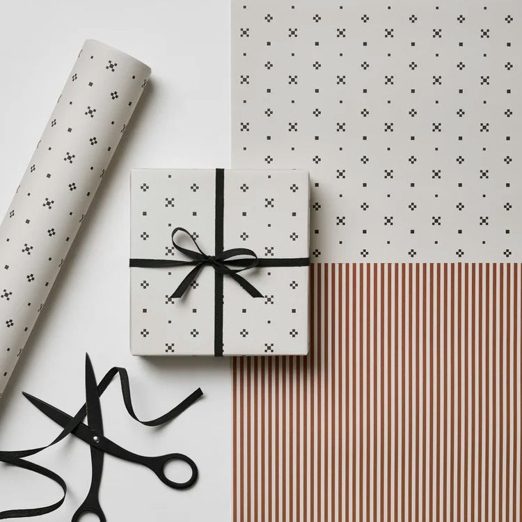 CINNAMON STRIPE GIFT WRAP
