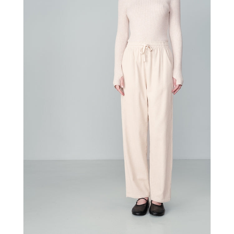 NICOLAS CREAM CORD TROUSERS