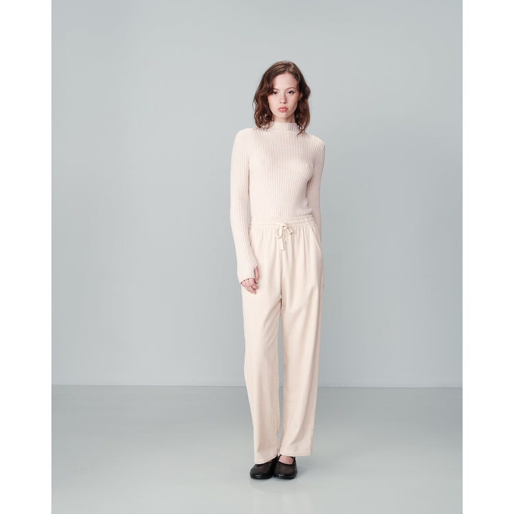 NICOLAS CREAM CORD TROUSERS