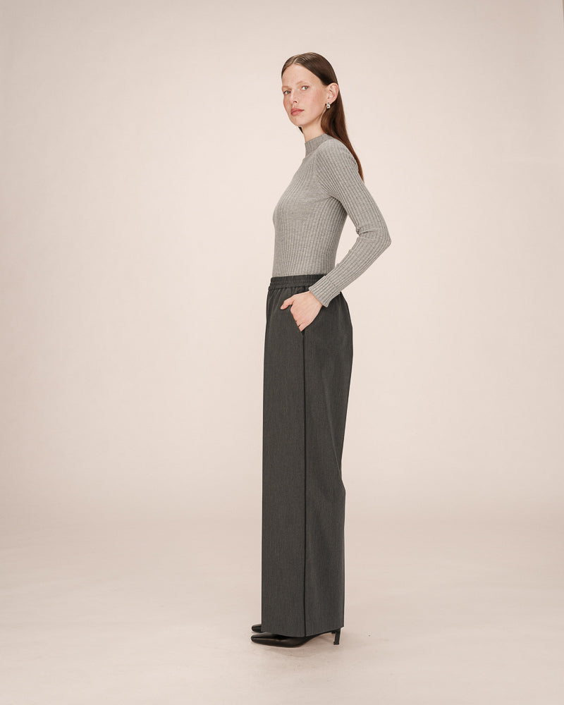 ANTHRACITE STRIPE TROUSER