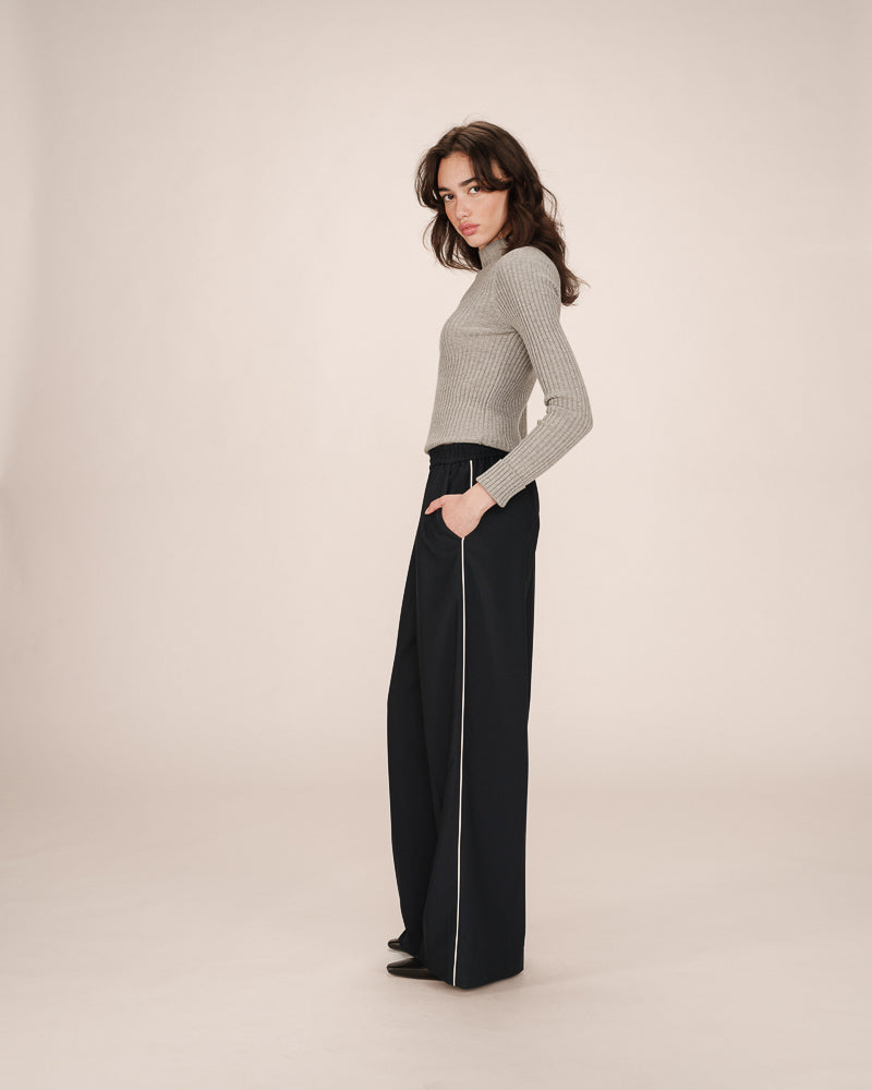 ANTHRACITE STRIPE TROUSER