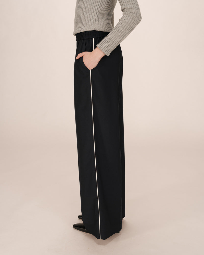 NAVY STRIPE TROUSER