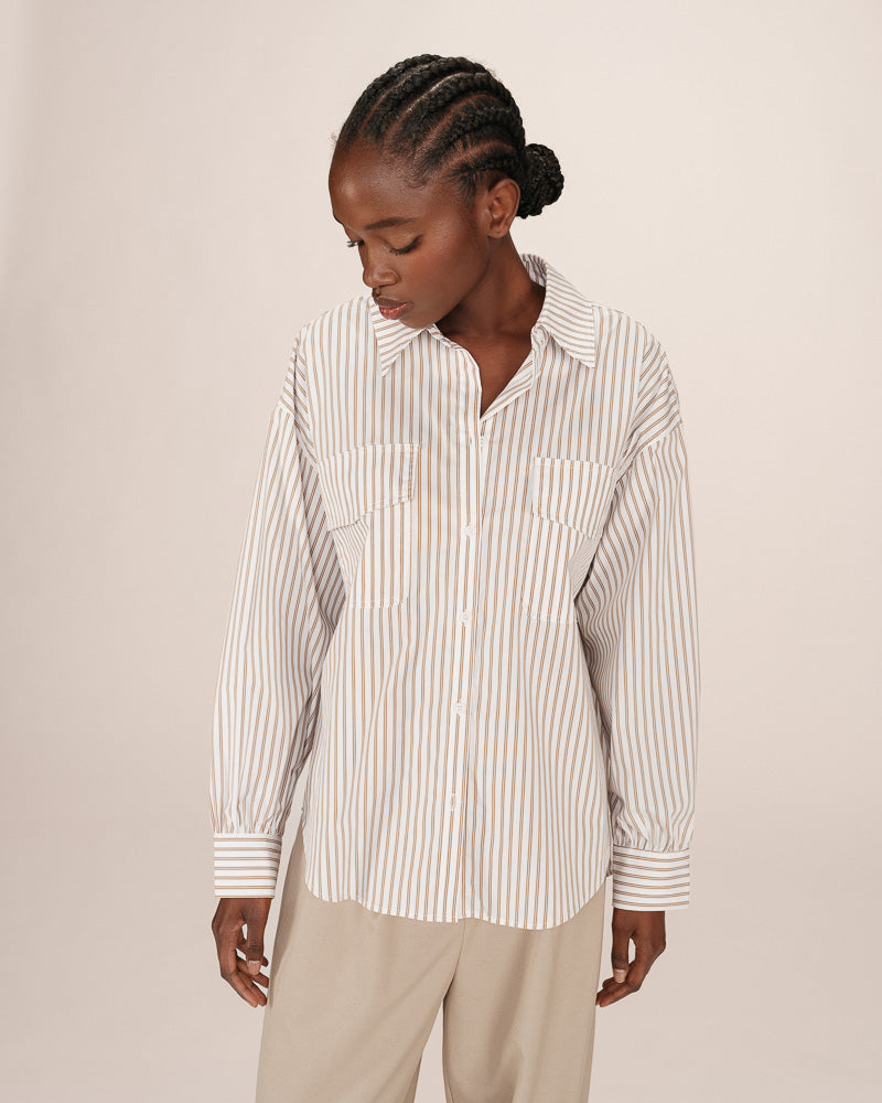 STONE STRIPE SHIRT