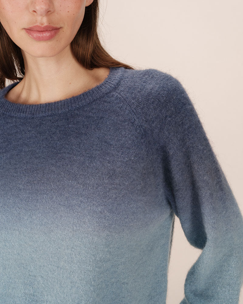 BLUE TWO TONE JUMPER