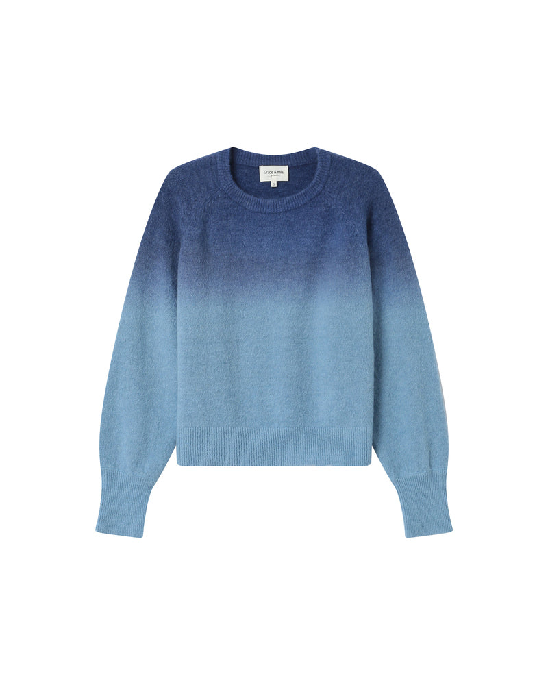 BLUE TWO TONE JUMPER