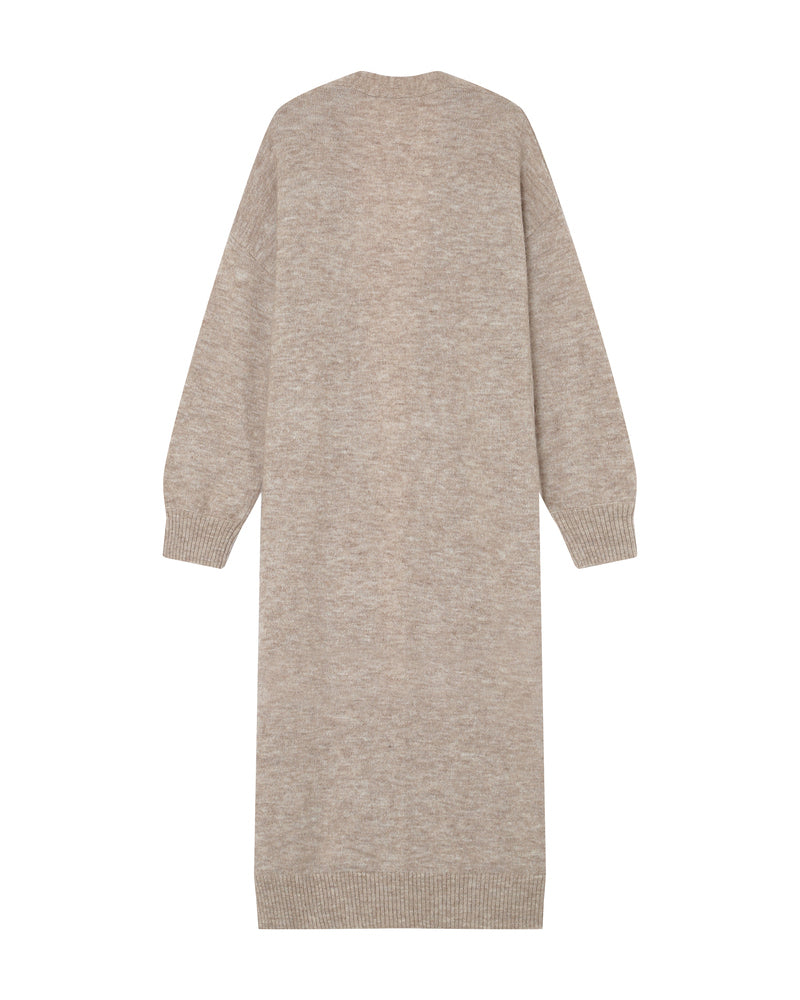 BEIGE LONG CARDIGAN