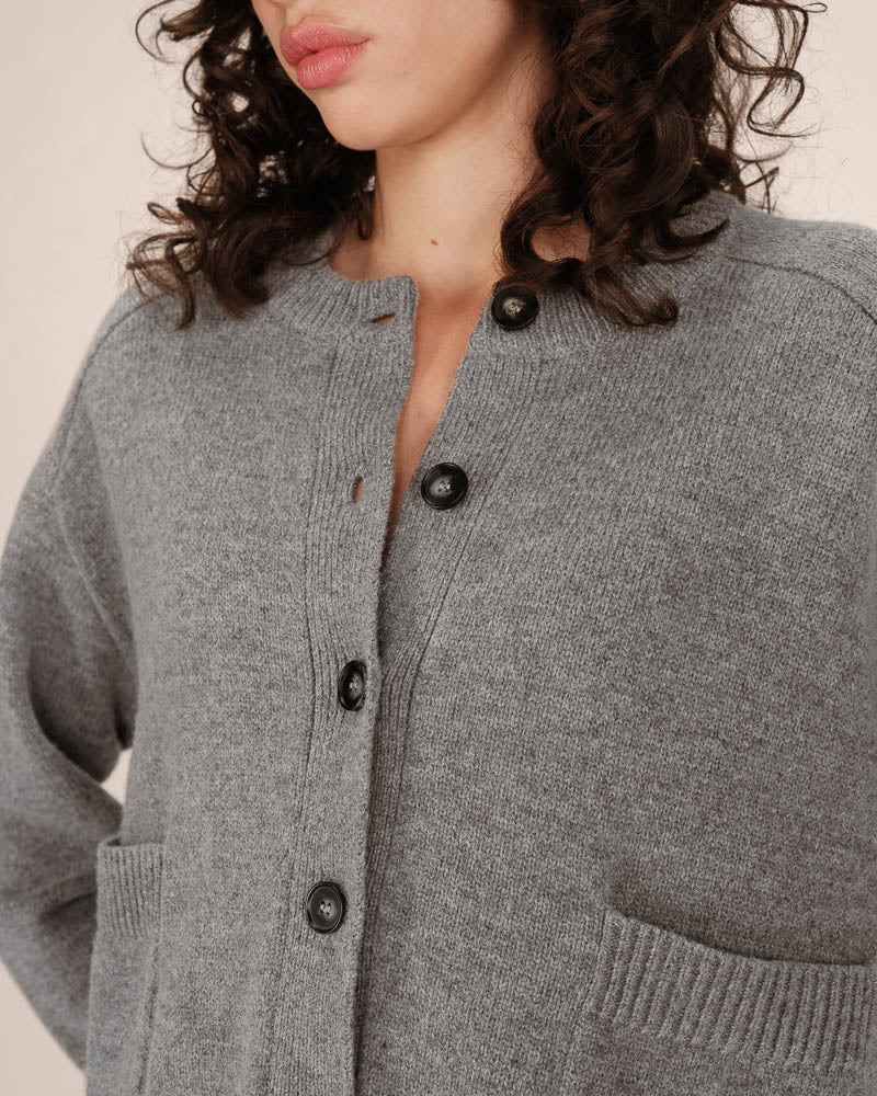 GREY CARDIGAN