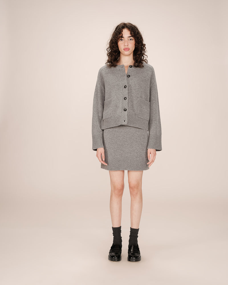 GREY CARDIGAN