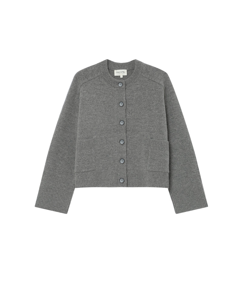 GREY CARDIGAN