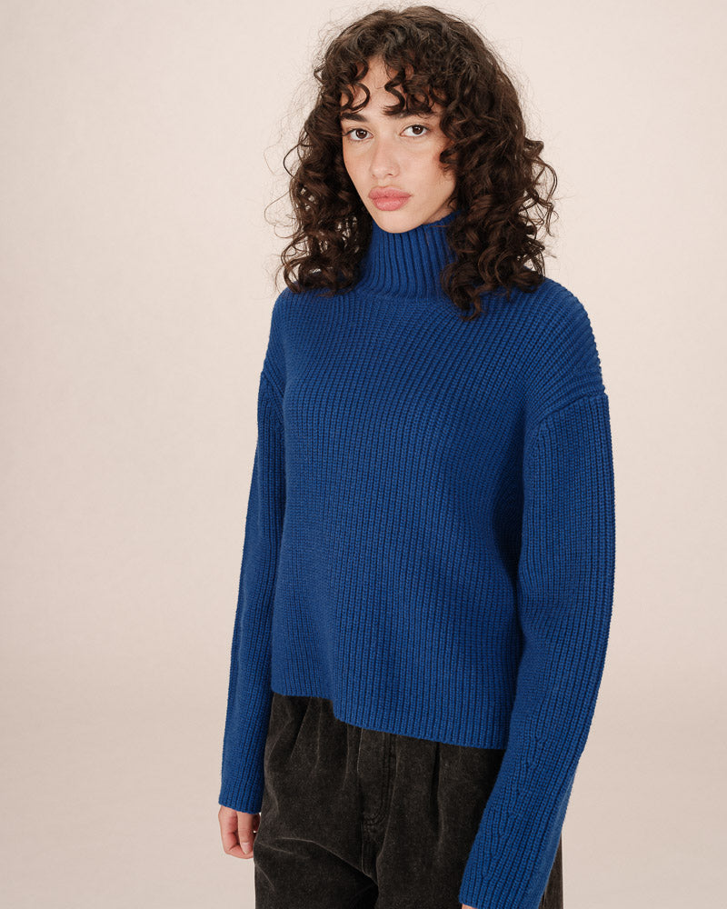 COBALT BLUE SWEATER
