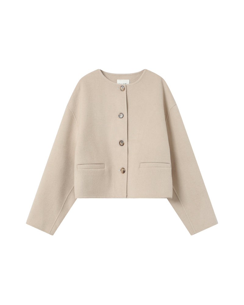 BEIGE SHORT JACKET