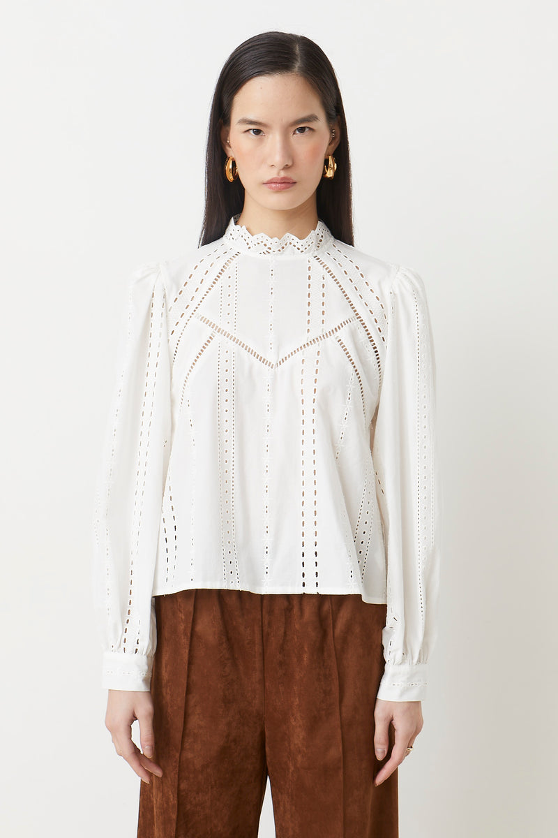 LAIS WHITE BLOUSE