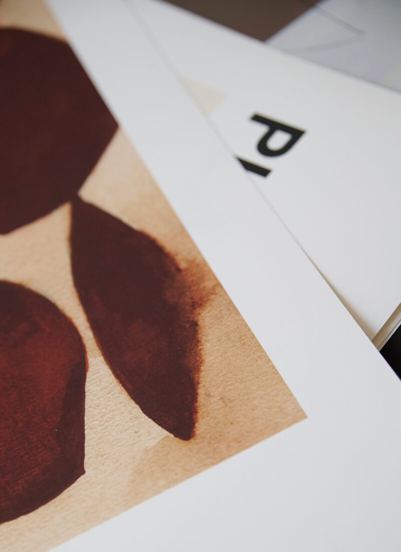 FEUILLES D'AUTOMNE PRINT 70 X 100CM