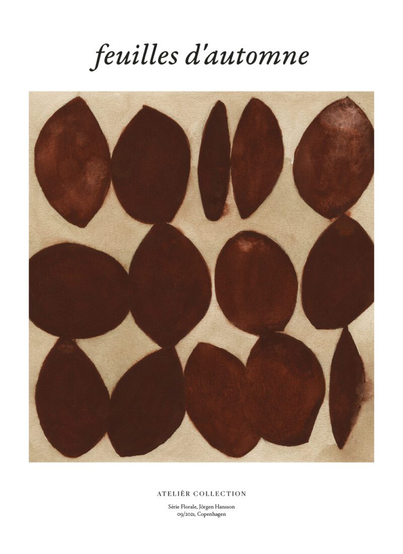 FEUILLES D'AUTOMNE PRINT 70 X 100CM