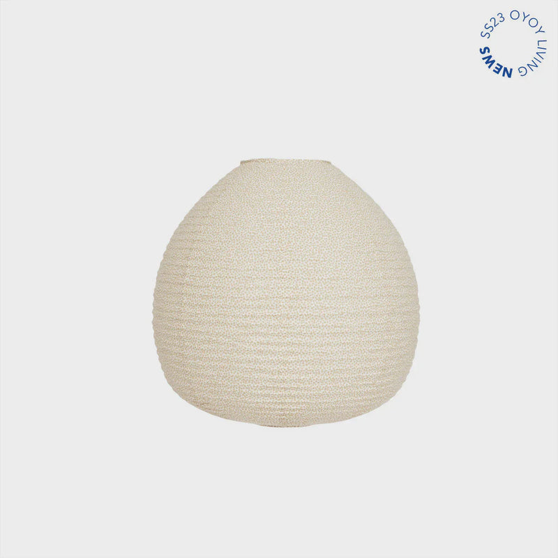 KOJO PAPER LAMP SHADE - CLAY DOT LARGE