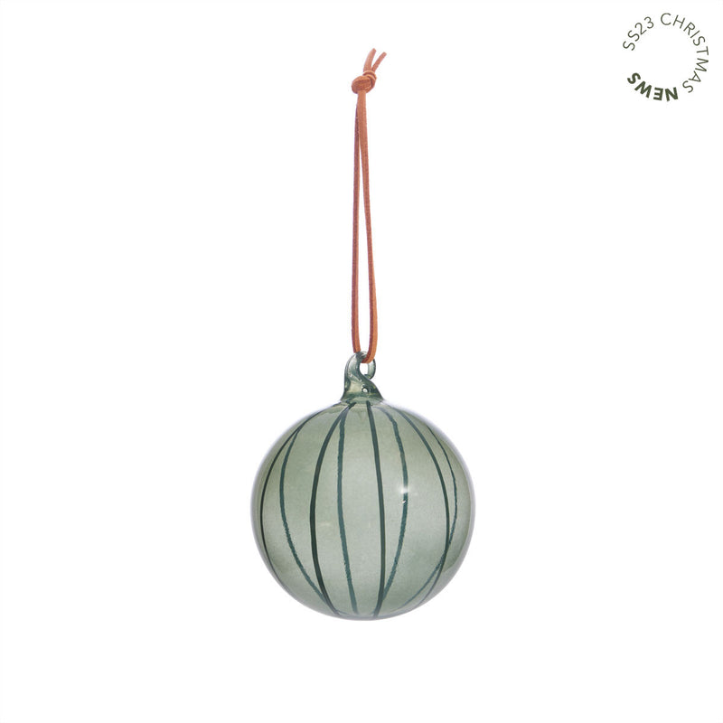 JADE STRIPE BAUBLE