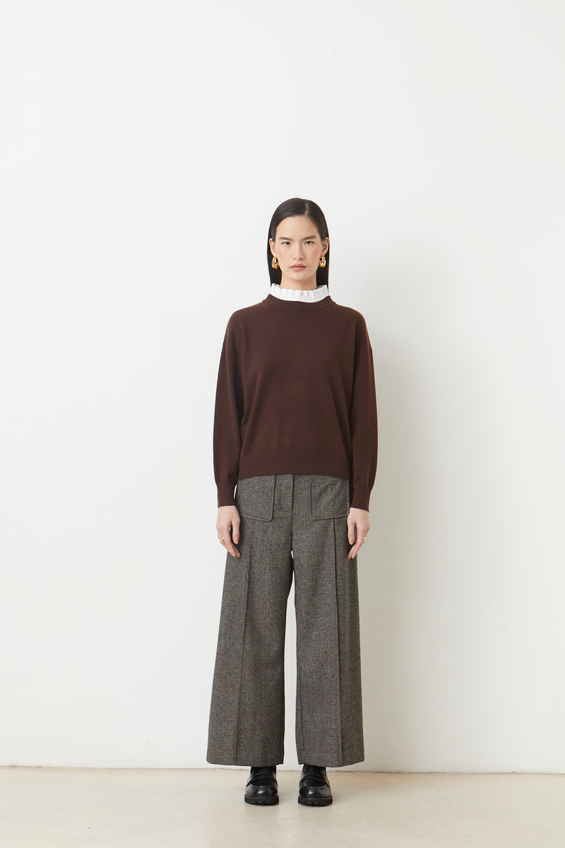 PICOLA CHOCOLATE SWEATER