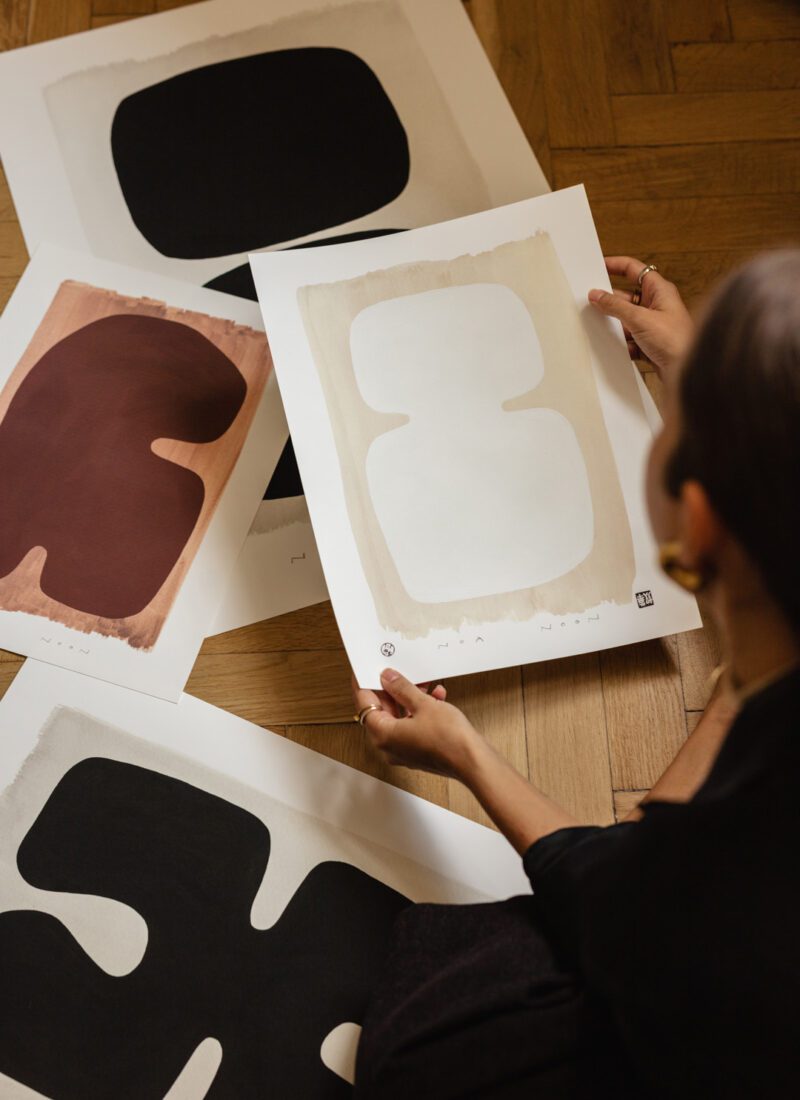 CHALK PIGMENTS PRINT