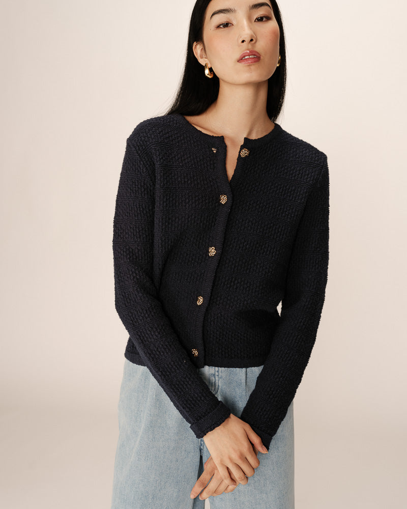 NAVY PACA CARDIGAN