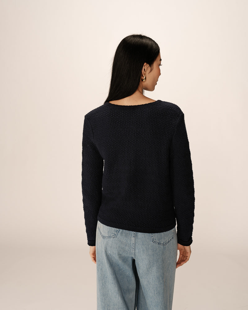 NAVY PACA CARDIGAN