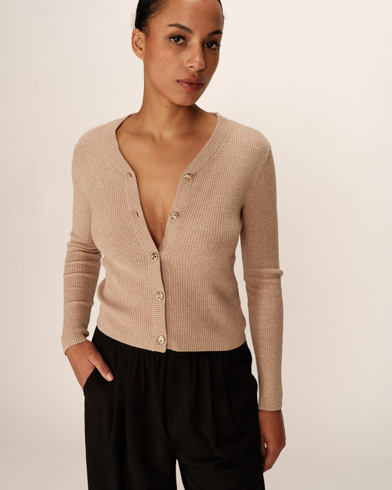 PANINO BEIGE CARDIGAN