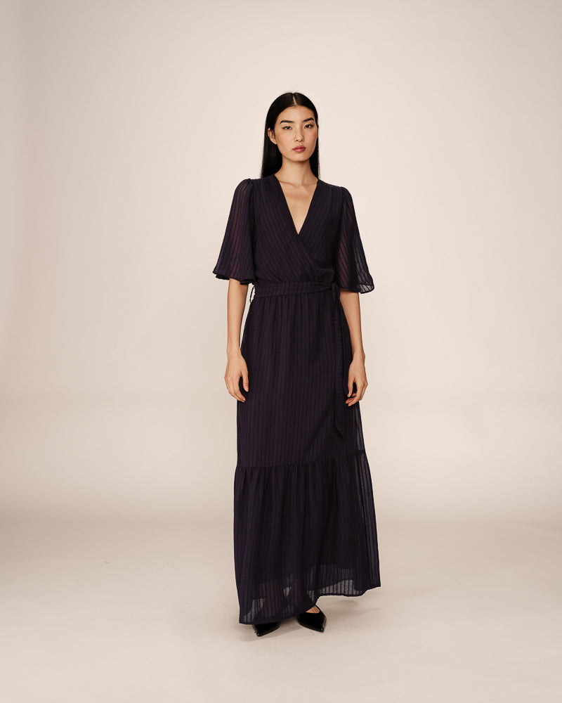 PERSE NAVY DRESS