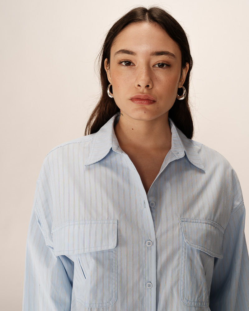 PHOEBE BLUE SHIRT