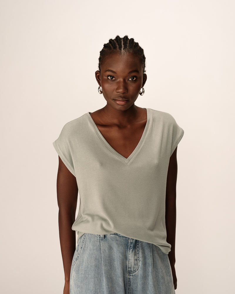 PROSPER SOFT GREEN TOP