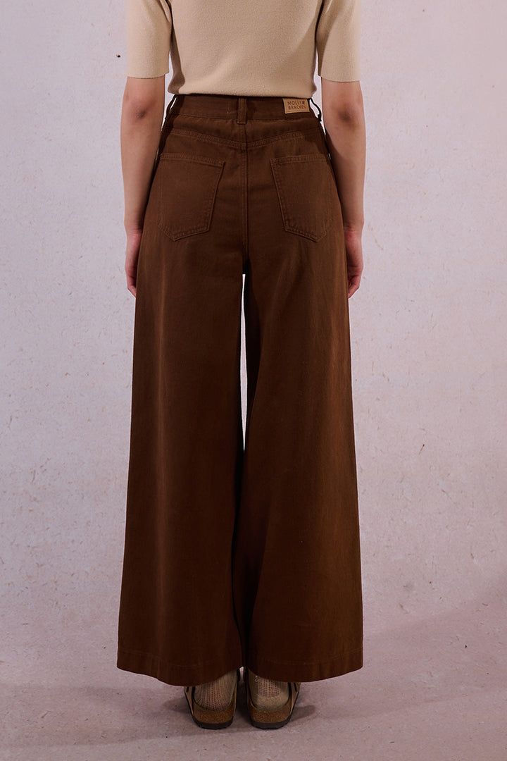 DARK TAN JEANS