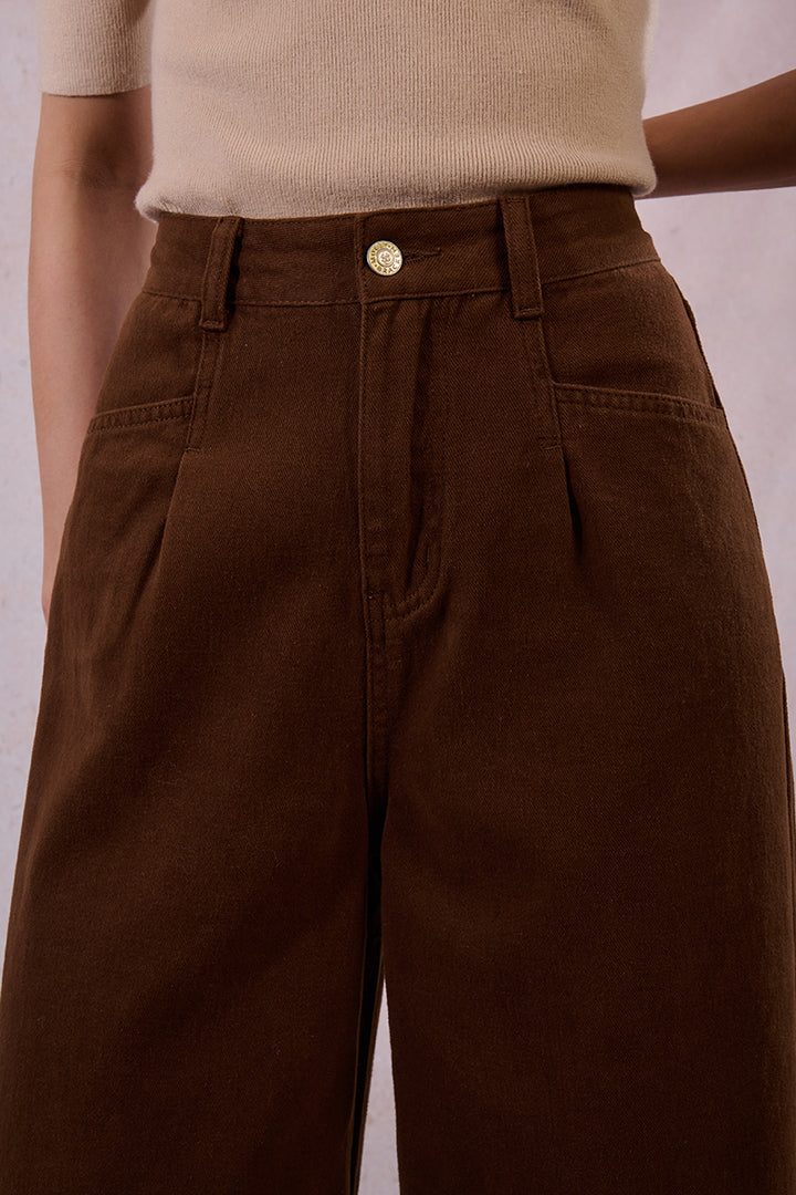 DARK TAN JEANS