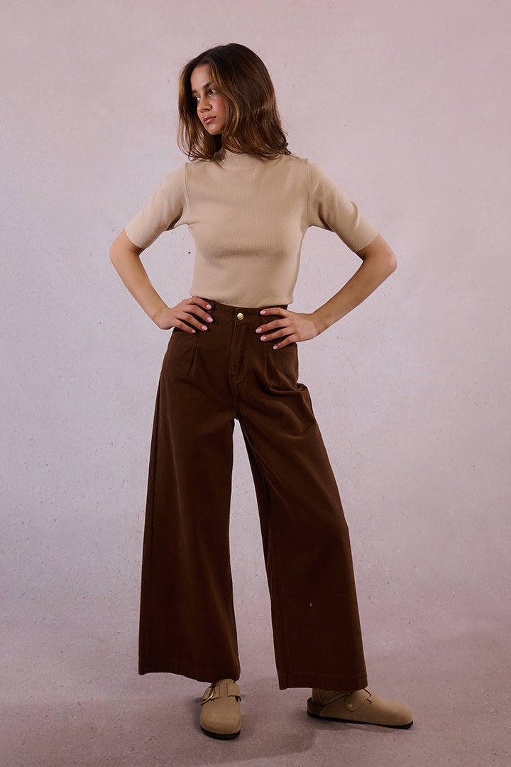 DARK TAN JEANS