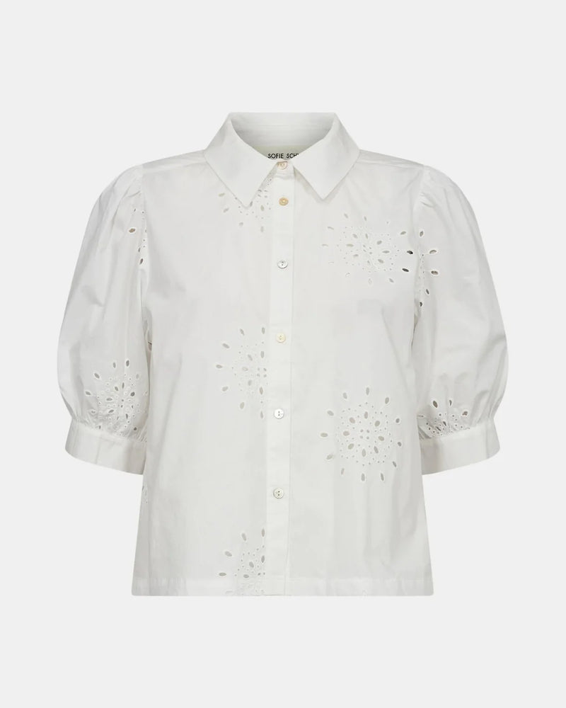 WHITE EMBROIDERED BLOUSE