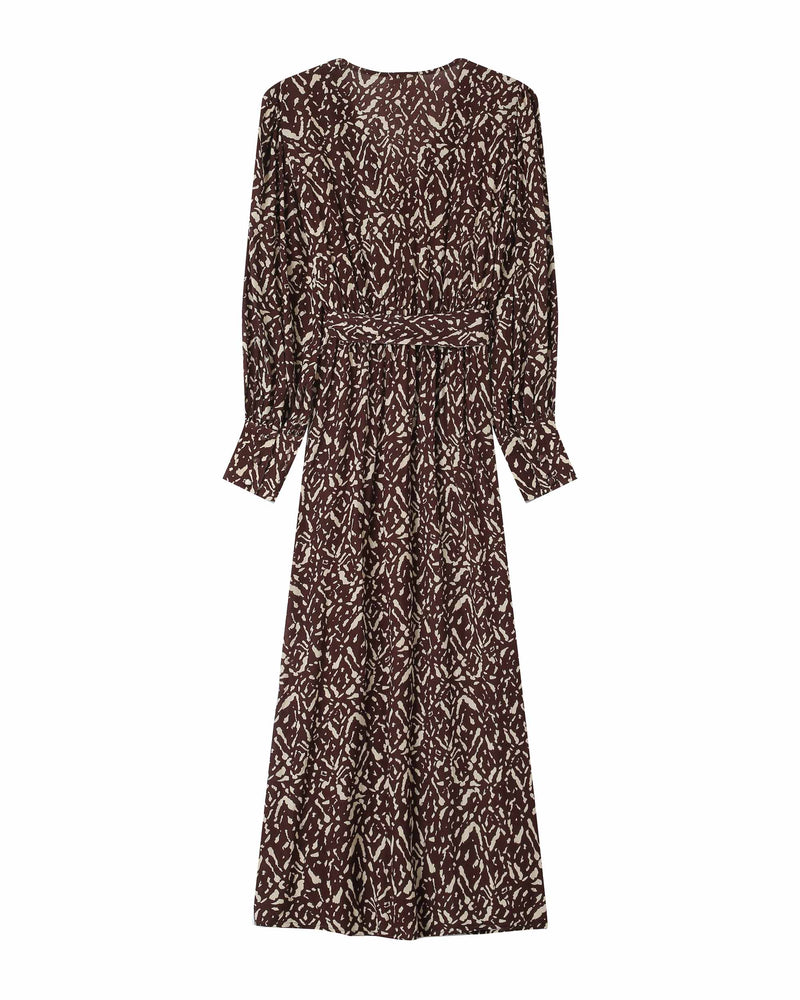 CHOCOLATE PRINT DRESS