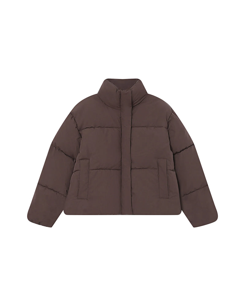 CHOCOLATE PUFFA JACKET