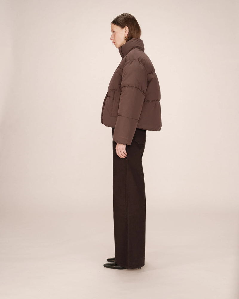 CHOCOLATE PUFFA JACKET