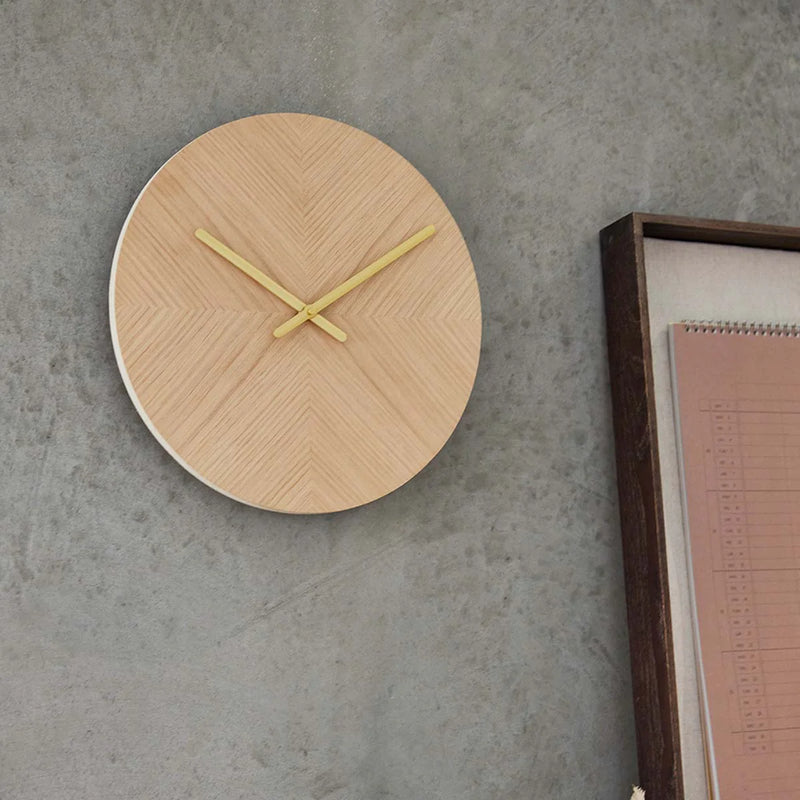 TOKEI OAK CLOCK – inside out by Lynne